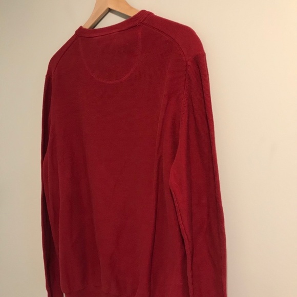EUC Lachland British Inspired Red Cotton Sweater - Picture 7 of 8